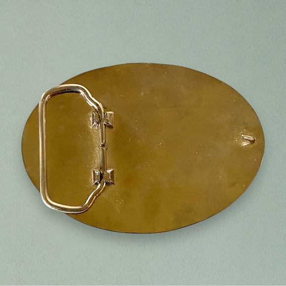 Vintage Belt Buckle North American Hunting Club Silver & Gold - Picture 4 of 6